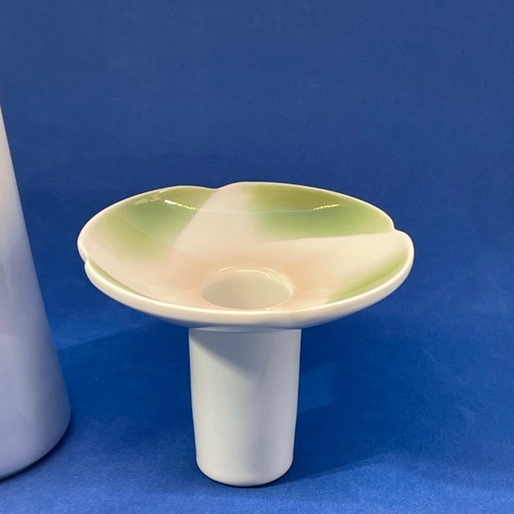 Bing & Grondahl 1987 Copenhagen Porcelain Floral Candle Holder/Vase Combo LTD ED - Picture 4 of 8